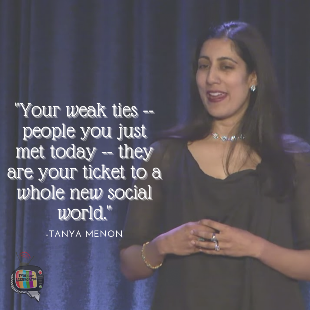 Tanya Menon TED TAlk thought aggregator
